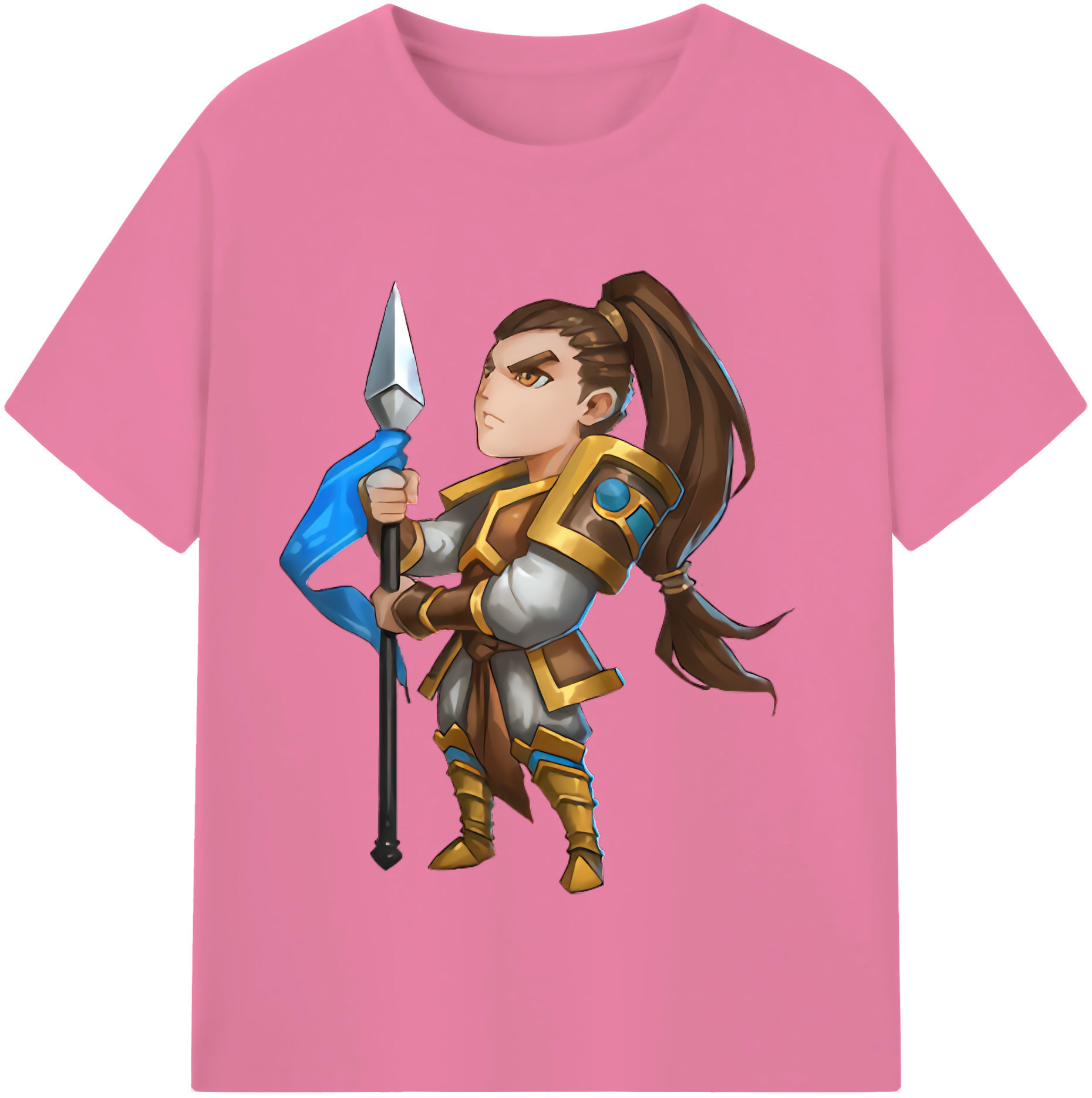 リーグ・オブ・レジェンド League of Legends LOL 綿100％半袖Tシャツ（フロントプリント）